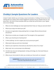 ATI Chubby's Sample Questions for Leaders