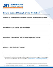 ATI's Dealing With Trials Worksheet