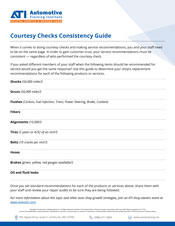 ATI's Courtesy Checks Consistency Guide