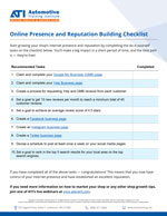 ATI's Online Presence and Reputation Building Checklist